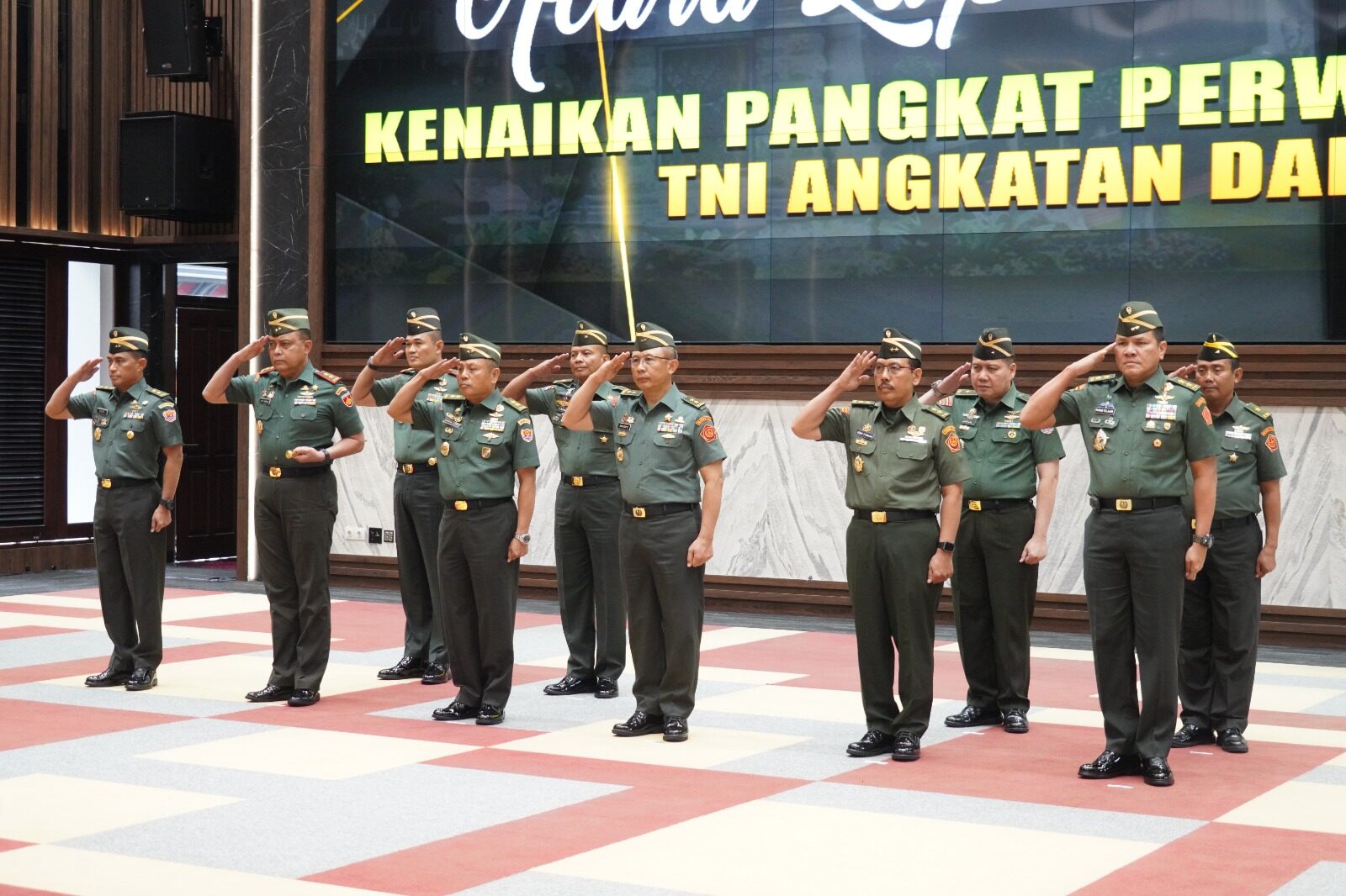 5 Kolonel TNI AD Pecah Bintang, 6 Brigjen Jadi Mayjen
